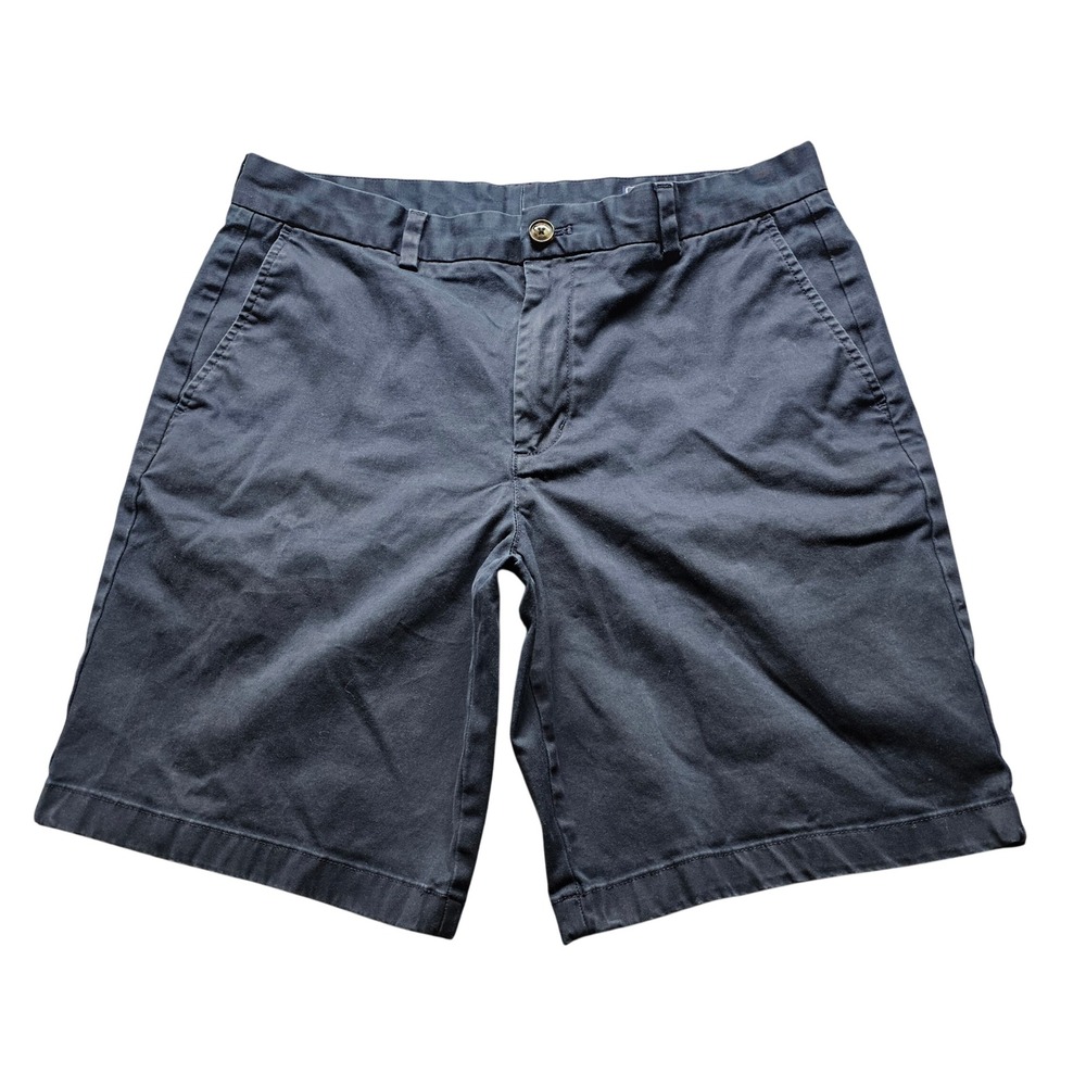 Vineyard Vines Breaker Shorts Mens 35 Navy Blue Chino Stretch Cotton 1H0462